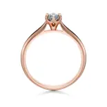 Pierścionek z diamentem różowe złoto AJPZ_007